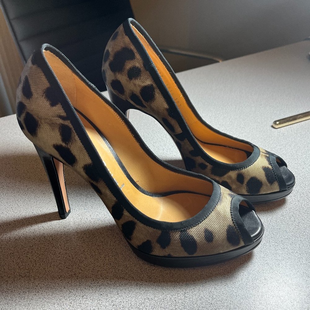 CASADEI shoes Pumps Heels Leopard Print